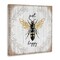 Stupell Industries Just Be Happy Charming Bee Canvas Wall Art